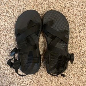 Chaco Women’s Sandals Black Single Strap Toe Loop